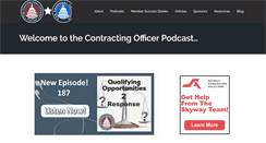 Desktop Screenshot of contractingofficerpodcast.com